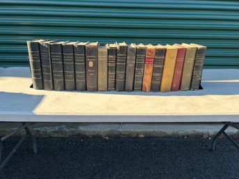 Lot Of 17 Antique Bound Volumes The Atlantic Monthly