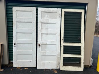Lot Of 3 Antique Doors
