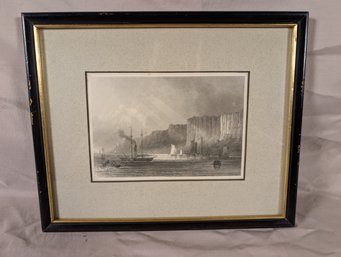 'the Palissades' Ufer Des Hudson Photo Of An Etching