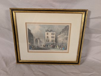 Middle Row Holborn, Colored Engraving