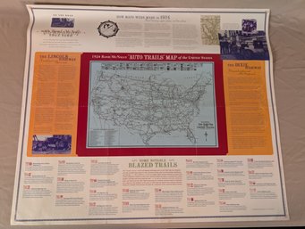 'How Maps Were Made In 1924' Poster 1999 Rand McNally