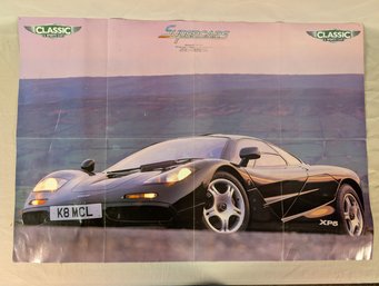 Supercars Mc Lauren F1 Poster Double Sided