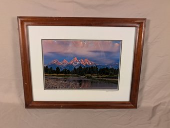 Signed Enhanced Photo - Grand Tetons National Park