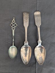 Coin Silver Lot - Three Spoons (2E)
