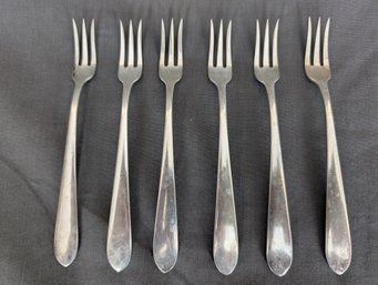 S. Kirk & Son Sterling Cocktail Forks - Set Of Six (6E)