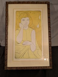 Irving Amen Lithograph - 'Vanessa' (25E)