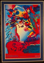 'Blushing Beauty II' Peter Max Poster Signed (8E)