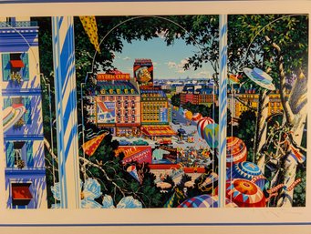 'A View From The Top' - By Hiro Yamagata Silkscreen (9E)