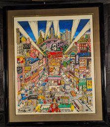 'Regards From Broadway' By Charles Fazzino, 3-D Serigraph (10E)