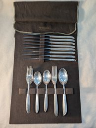 'Silver Rhythm' International Sterling Silver Set - Serving For 8 - 2166 Grams (lot 74M)