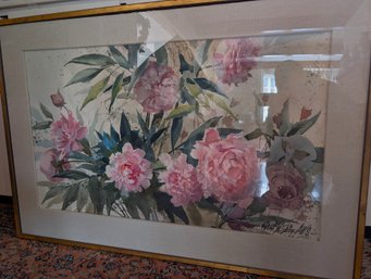 Large Watercolor Signed By Robert Daley (5E)