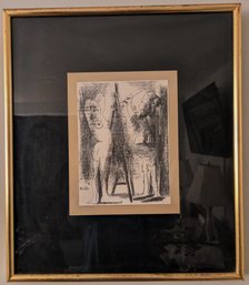 Pablo Picasso Lithograph 'Le Peitre Et Son Modele' (17E)