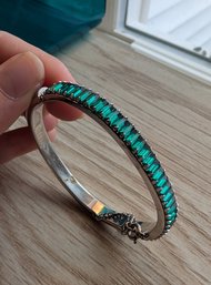 Faux Emerald Bracelet (7M)