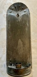 Antique 18th Century Tin Wall Candle Sconce, Great Details