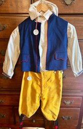 Vintage Swedish Costume For A Young Boy, Possibly Teen By Years