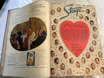 All12 Months Circa 1937 STAGE Magazine, In Book Form