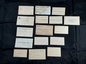 15 Calling Cards Including Business Cards