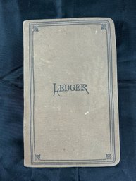 Doctors Ledger Handwritten, 1888