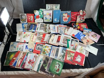 Large Lot Of Christmas Cards, Circa 1940s