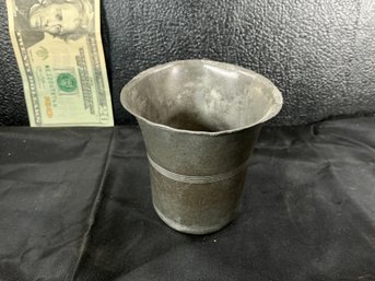 Antique Dutch Pewter Beaker