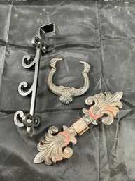 Over The Door Hook, Door Knocker, Curtain Rod Piece