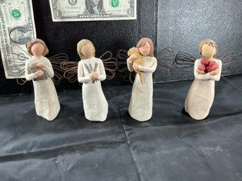 Willow Tree Figurines Including 'Angel Of Learning', Angel Of Remembrance, 'Angel Of Friendship','Good Health'