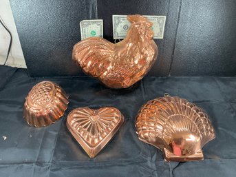 Four Copper Molds