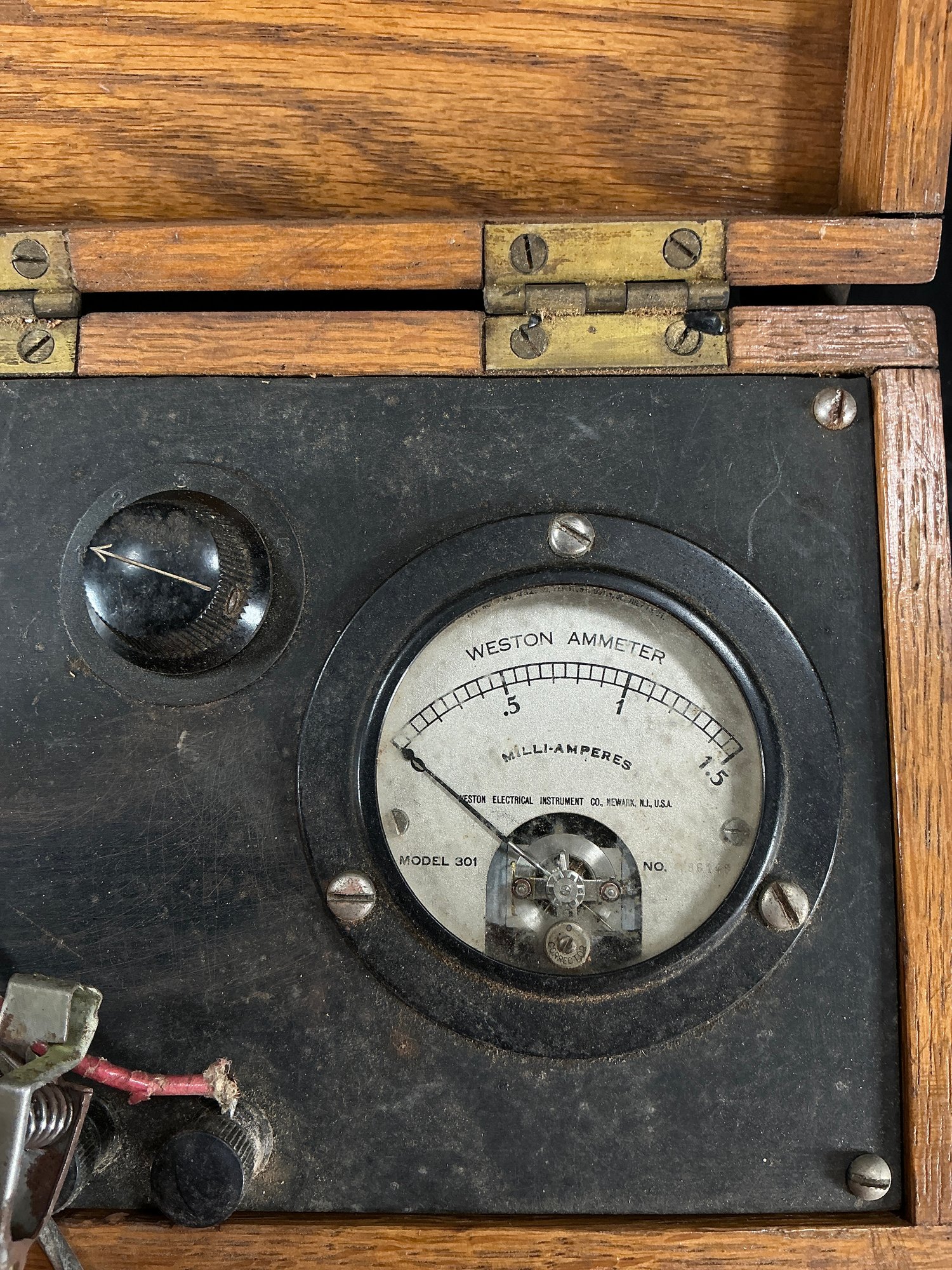 Vintage West On Electrical Instrument Ammeter Possibly Model 301 In ...