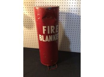 Fire Blanket With Canister, Still In Wrapping