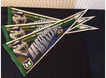 3 First Edition 30 Inch Whalers Pennants Made In US