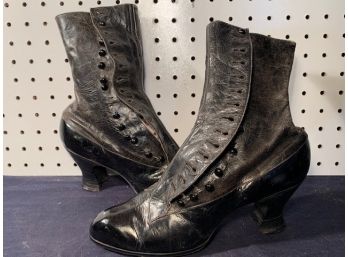 Antique 19th Century Ladies' Footwear - Lace Up Boots / Shoes, Period