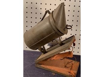 ANTIQUE BEE SMOKER - From Local Historical Museum Collections
