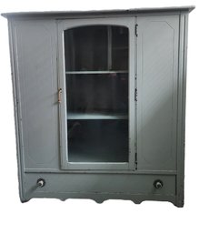 Painted Vintage Cabinet Or Hutch