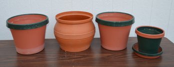 Assorted Plastic Flower Pots