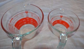 Vintage Pyrex Glass Measuring Cups - Time To Get Your Recipe Ready For The Holidays
