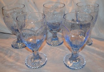 Blue Glass Goblets