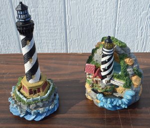 Resin Battery Operated Lighthouses
