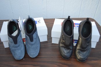 Propet Shoes Denim Blue And Black  Women's 7.5 M