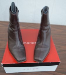 Maripe' Low Zippered Dress Boots