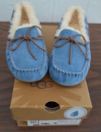 Blue Suede Ugg Moccasin's 8