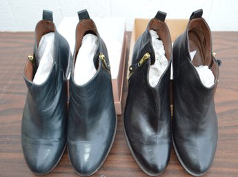 Eric Michael Boots In Navy And Black Size 8