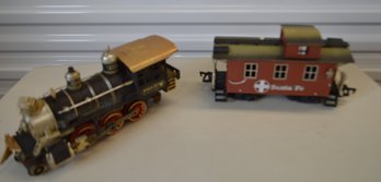 Toy Train Locomotive  & Caboose