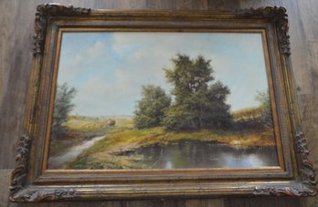 Gorgeous Landscape Oil Painting By  Branntler