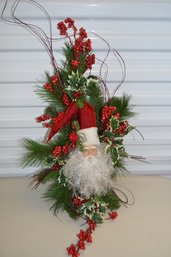 Santa Door Christmas Garland