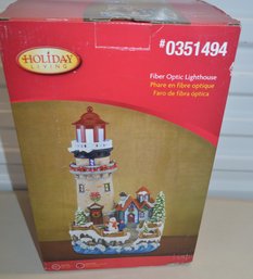 Christmas Fiberoptic Lighthouse