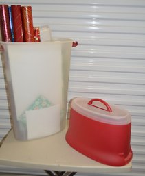 Christmas Wrap Storage Bin