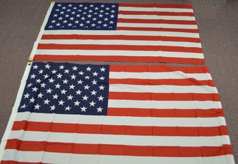 Two American Flags - New