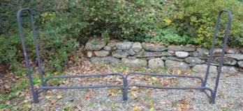 Long Metal Log Rack