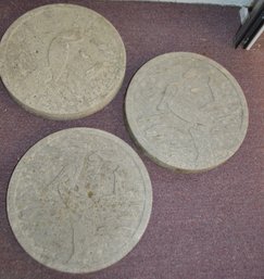 Pelican Cement Walkway Stones Set Of Three