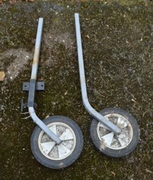 2 Fence Gate 10' Wheel Rollers